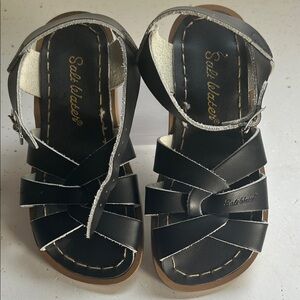 Salt Water Kids Black Sandals